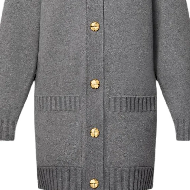 LOUIS VUITTON Oversized Button Up Cardigan-2