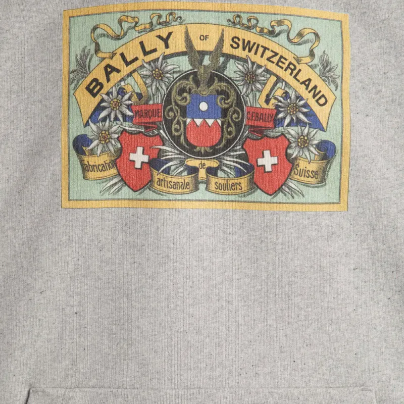 BALLY Logo Crest Hoodie-4