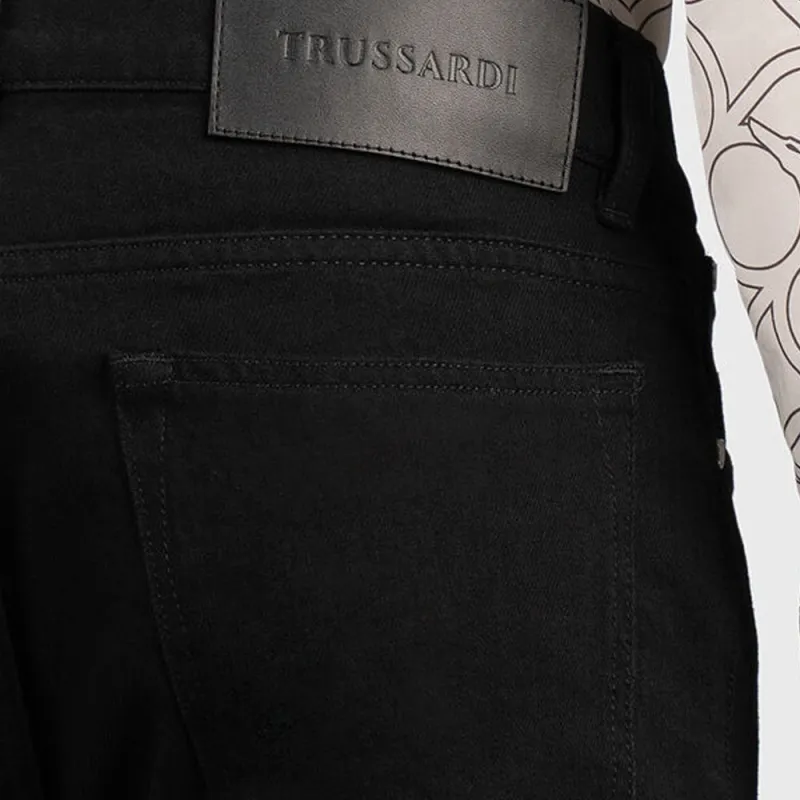 TRUSSARDI Jeans Men Black-4