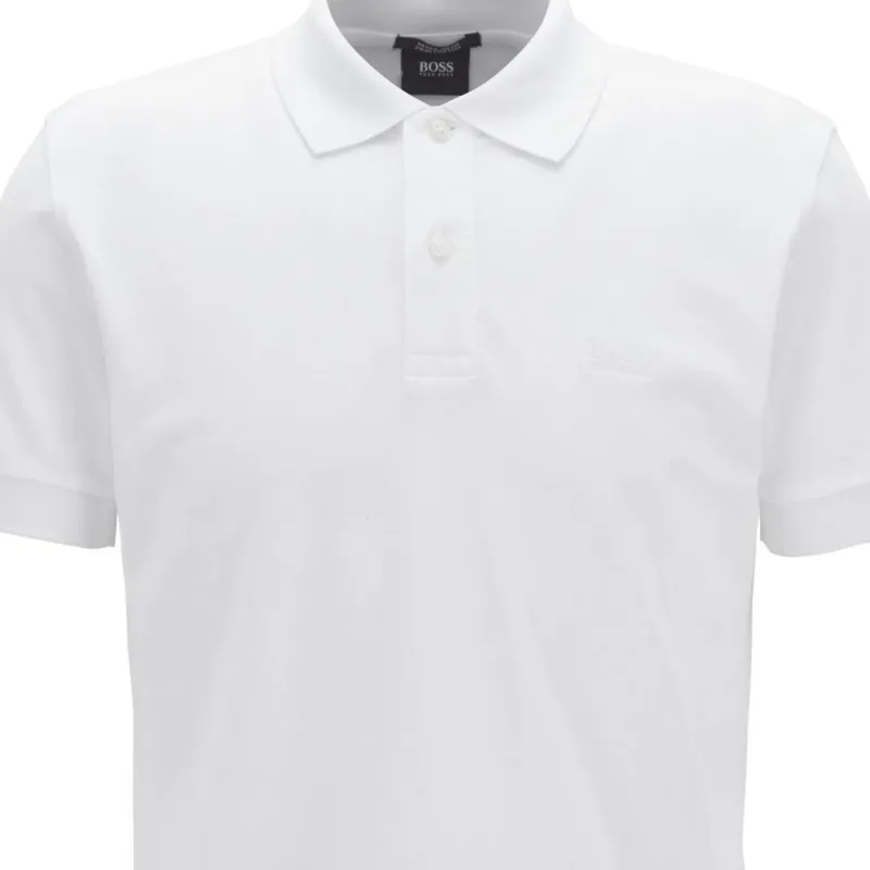 HUGO BOSS Polo Shirts Men White-4
