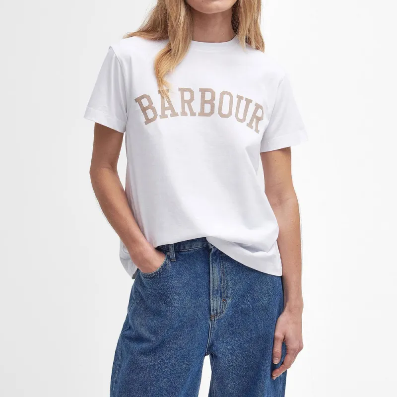 BARBOUR T-Shirt Women's Classic White-2