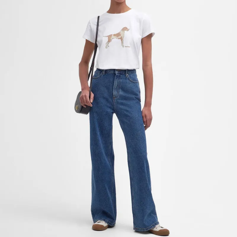 BARBOUR T-Shirt Women's Classic White-1