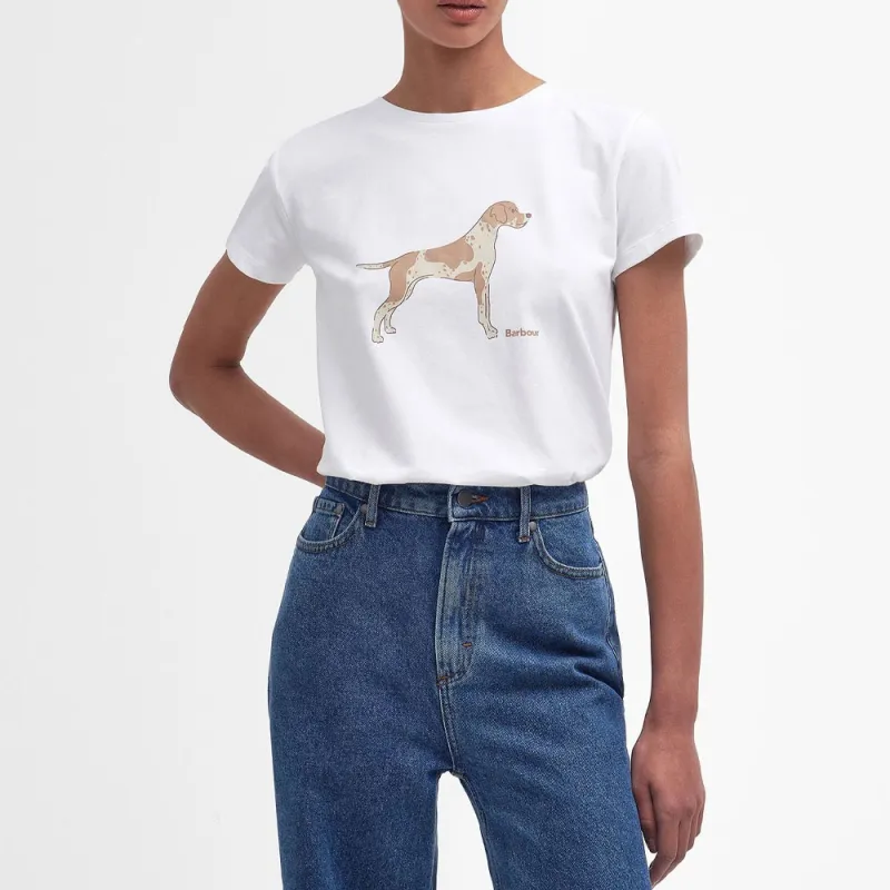 BARBOUR T-Shirt Women's Classic White-2
