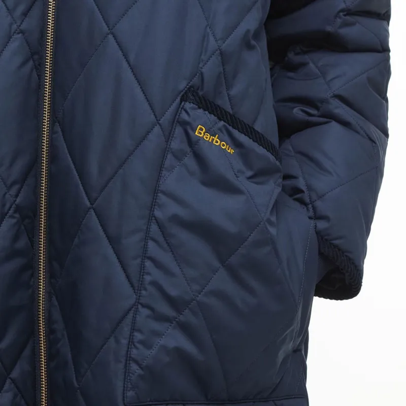 BARBOUR Puffer Jacket Women's Dark Marine Blue-7
