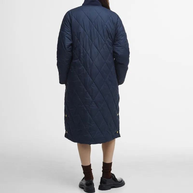 BARBOUR Puffer Jacket Women's Dark Marine Blue-2