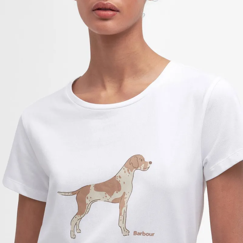 BARBOUR T-Shirt Women's Classic White-4