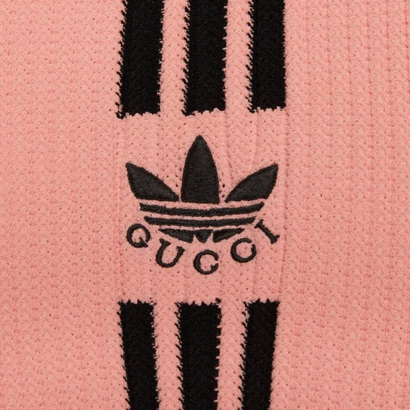 GUCCI X Adidas Cropped Cardigan Pink-5