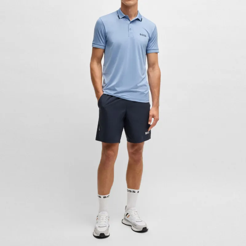 HUGO BOSS FW24 Polo Shirt Men's Light Blue-1