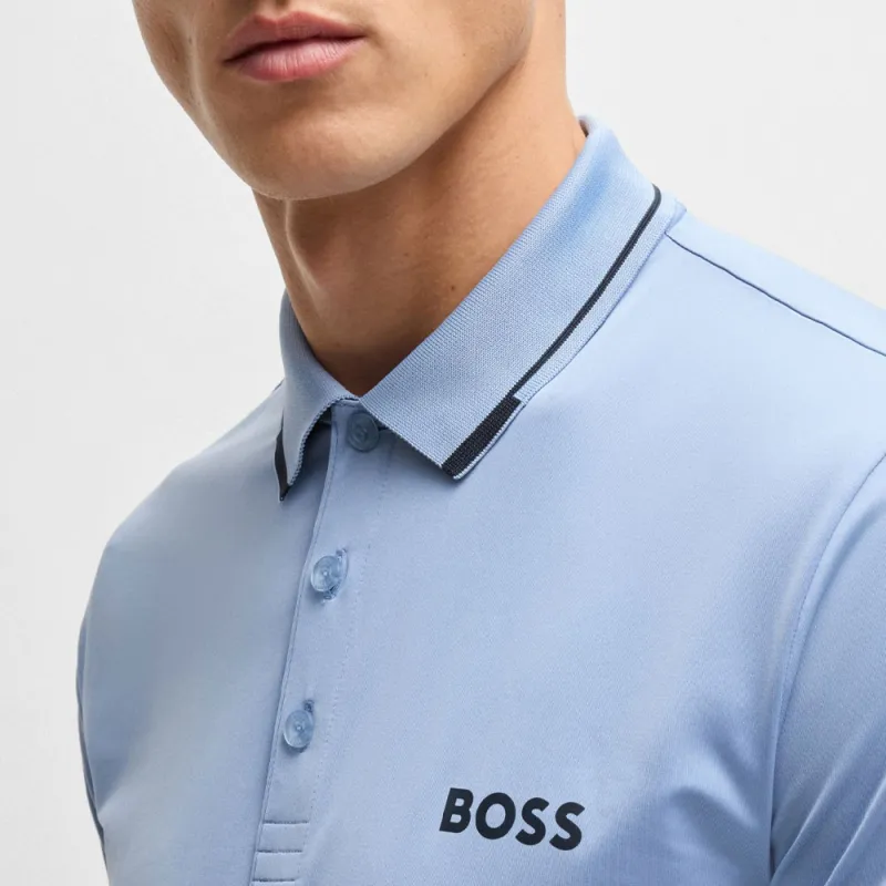 HUGO BOSS FW24 Polo Shirt Men's Light Blue-4