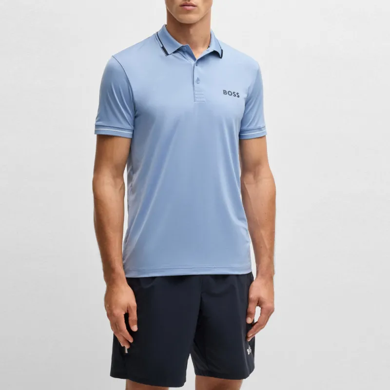 HUGO BOSS FW24 Polo Shirt Men's Light Blue-2