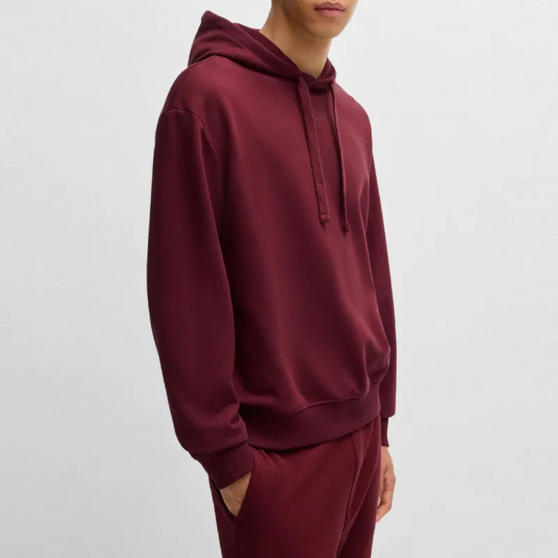 HUGO BOSS FW24 Casual Sportswear Men's Deep Red-3