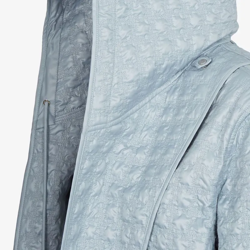 FENDI FW24 Puffer Jacket Women's Light Blue-4