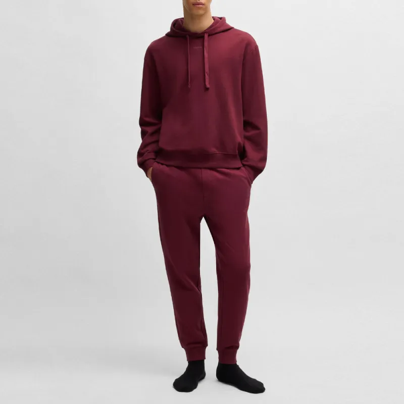 HUGO BOSS FW24 Casual Sportswear Men's Deep Red-1