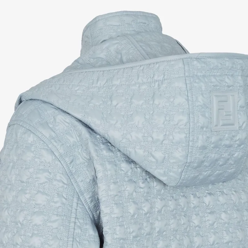 FENDI FW24 Puffer Jacket Women's Light Blue-3
