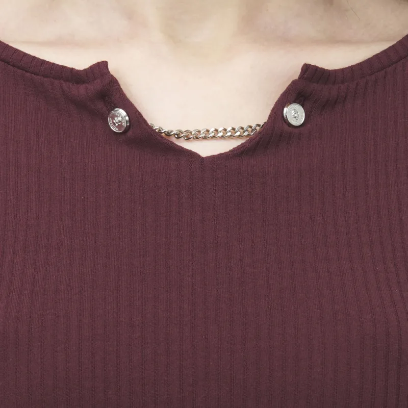 Alexander McQueen Chain detail Ribbed Top-5