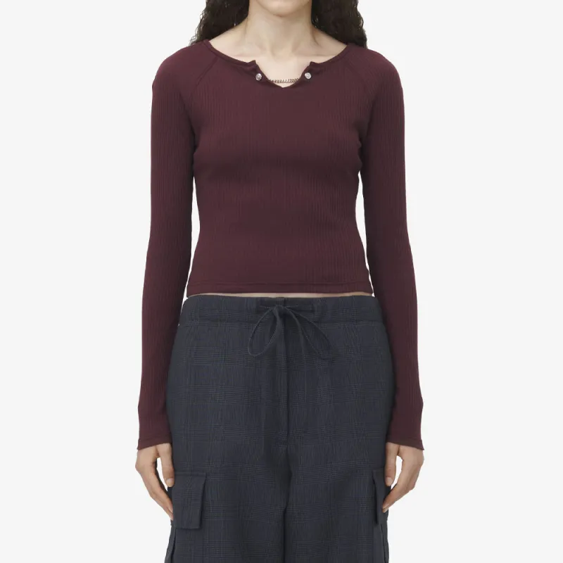 Alexander McQueen Chain detail Ribbed Top-2