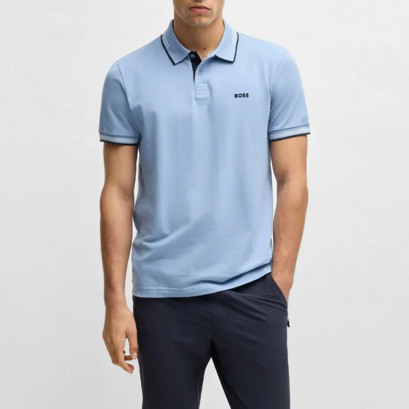 HUGO BOSS Polo Shirt Men's Light Blue-2