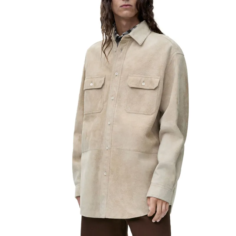 LOEWE Long Sleeved Curved Hem Overshirt-2