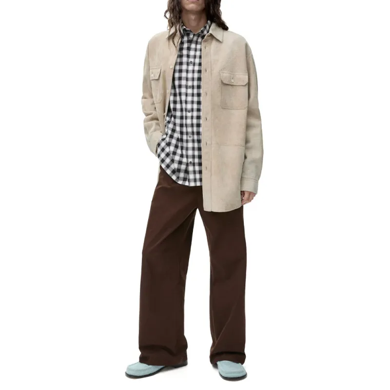 LOEWE Long Sleeved Curved Hem Overshirt-1