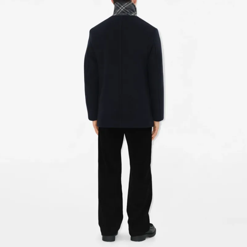Burberry FW24 Coat Men's Marine Blue-2