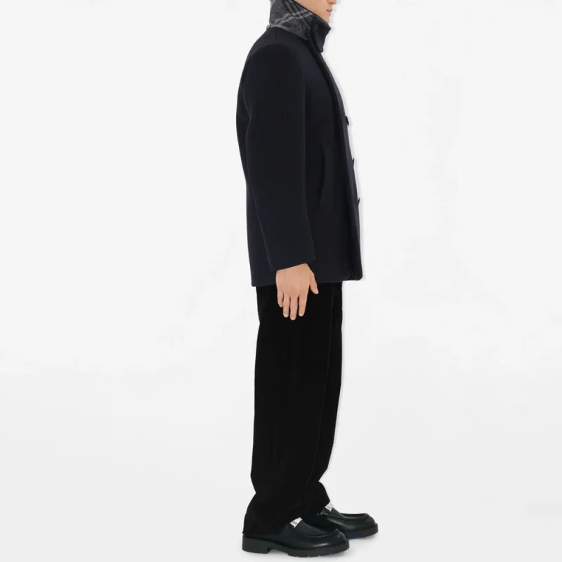 Burberry FW24 Coat Men's Marine Blue-3