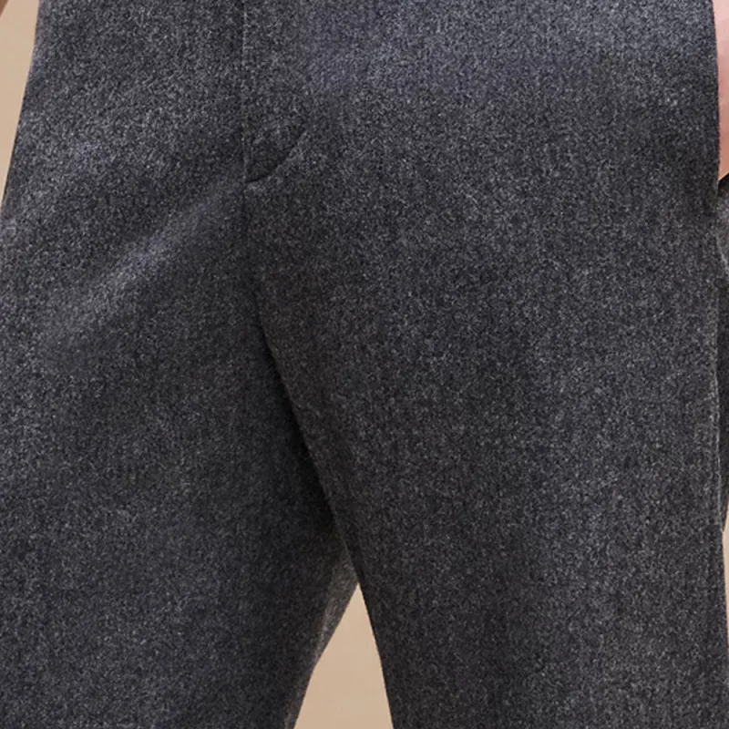 HERMES Suit Trousers Men Gray-5