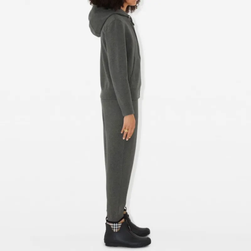 Burberry Knitted Sweatpants Women's Gray-3