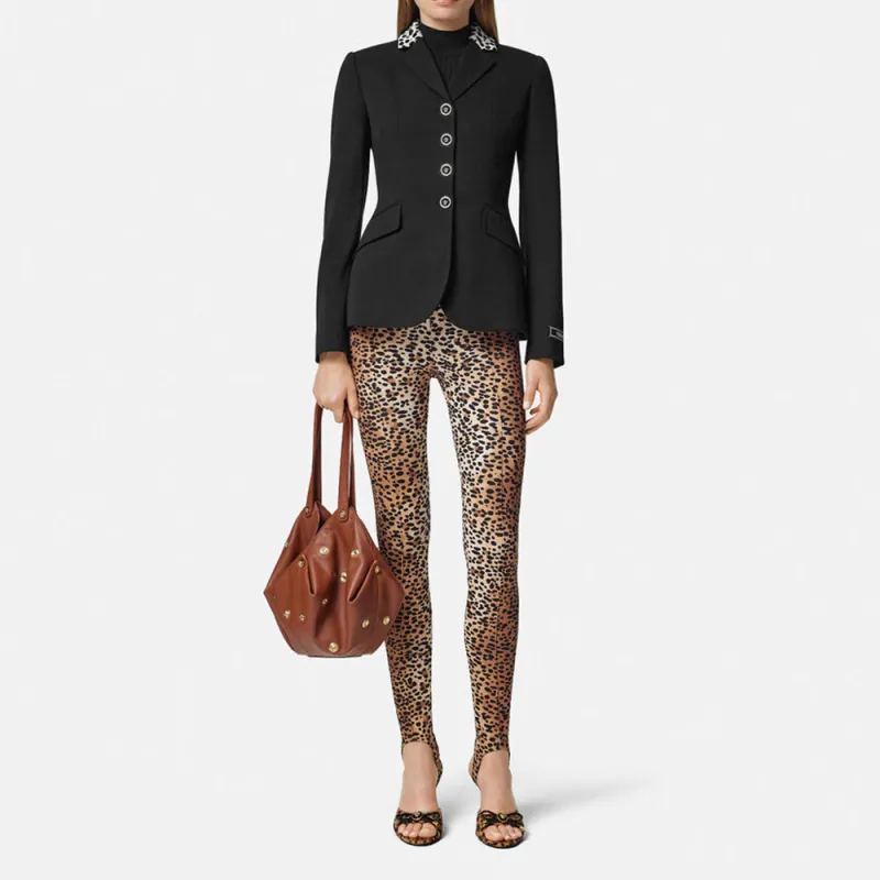VERSACE Dalmatian print Riding Jacket-1