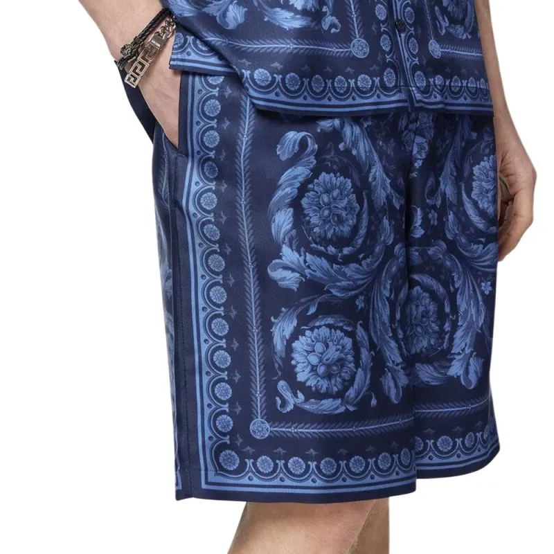 FANSIZHE Casual Shorts Men's Blue-1