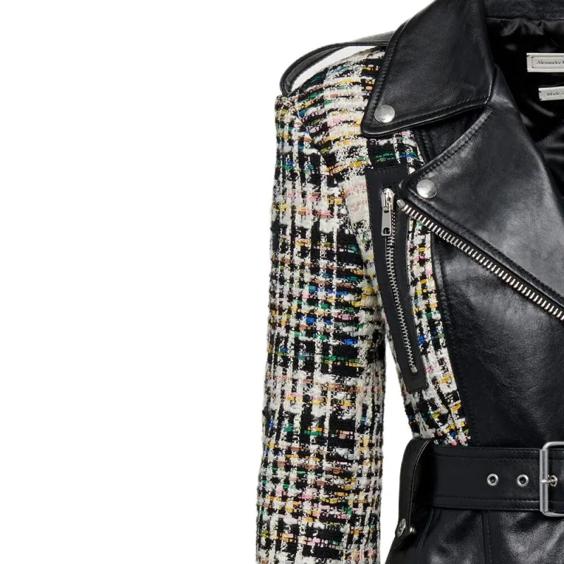 Alexander McQueen Hybrid Biker Jacket-1