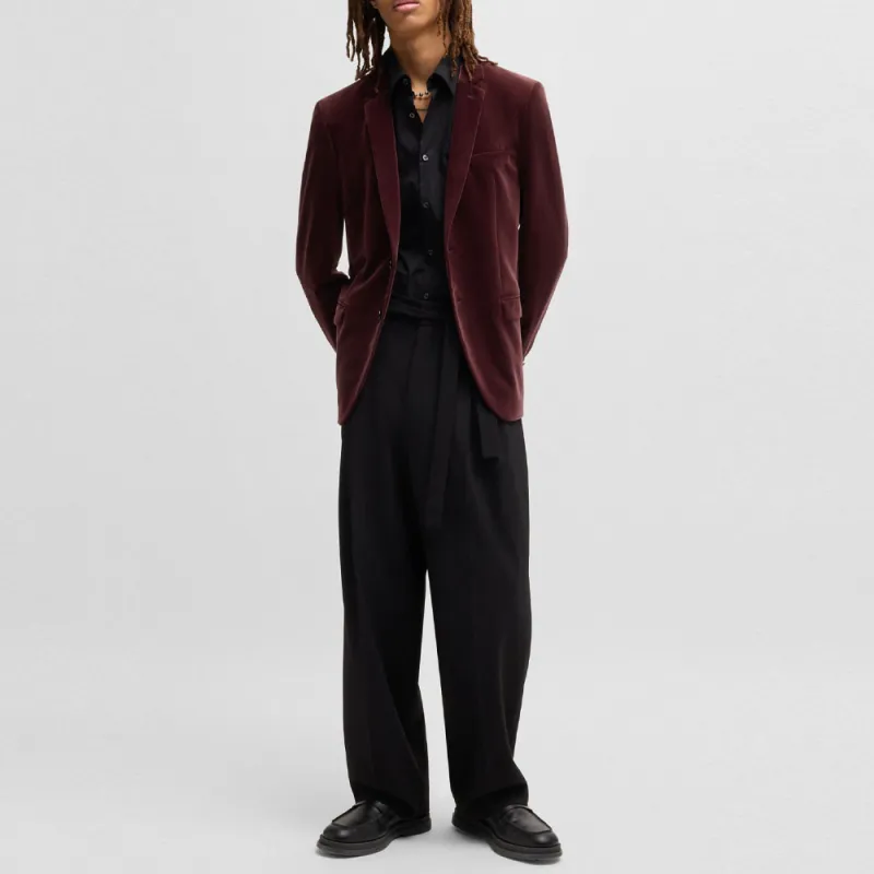 HUGO BOSS Jackets Coats Men's Deep Red-1