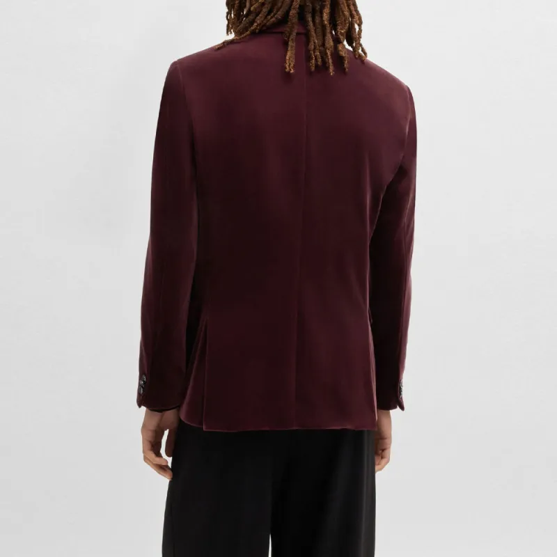 HUGO BOSS Jackets Coats Men's Deep Red-3