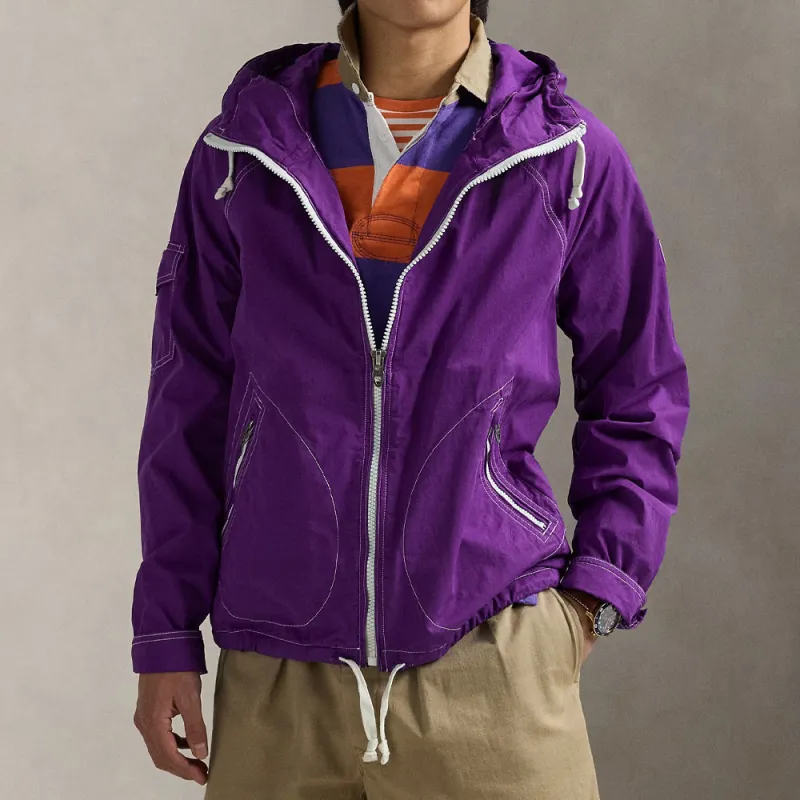 Polo Ralph Lauren FW24 Jackets Coats Men's Glamorous Style Purple-2