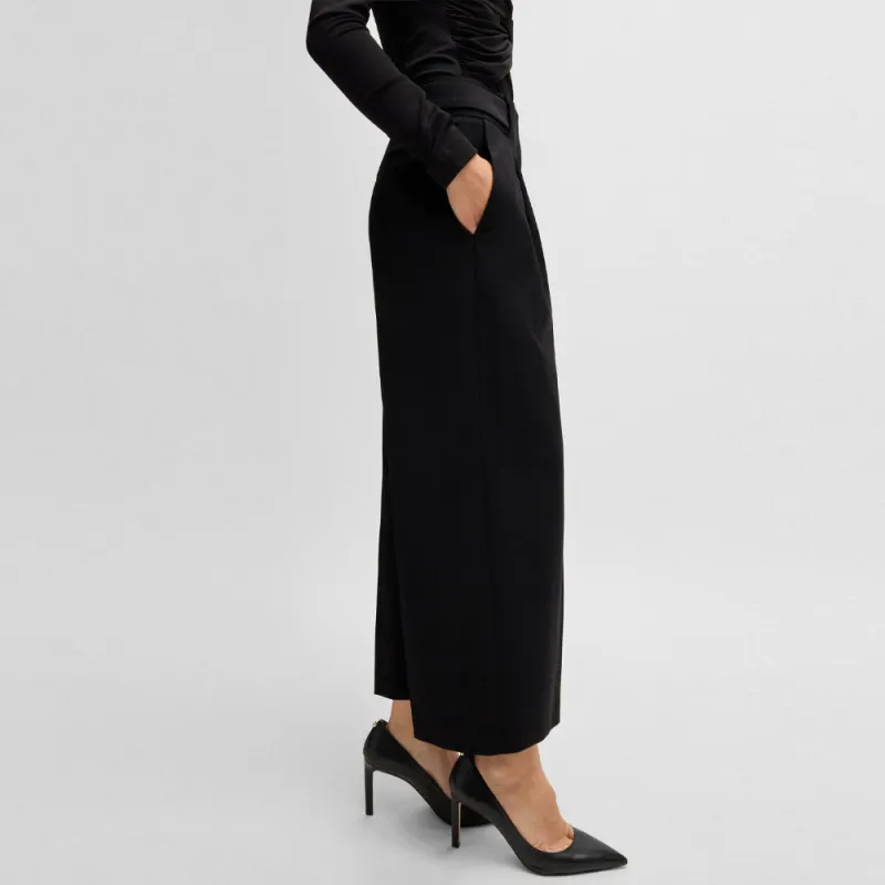 HUGO BOSS Casual Pants Women's Black-4