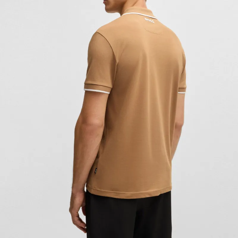 HUGO BOSS Polo Shirt Men's Beige-3