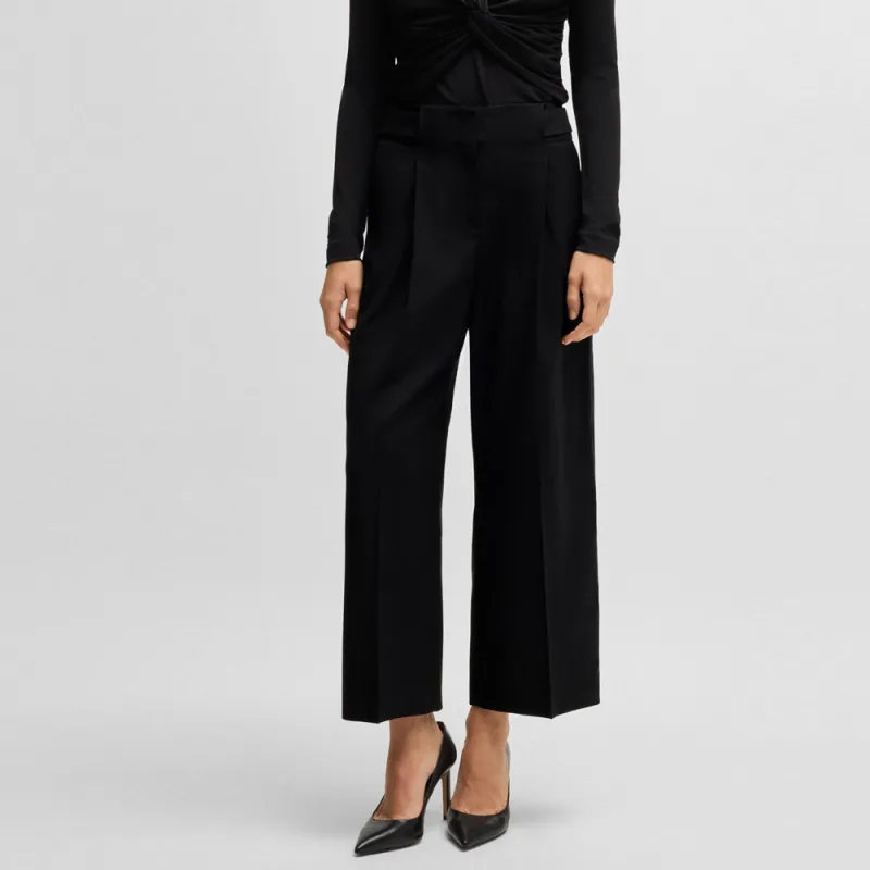 HUGO BOSS Casual Pants Women's Black-1