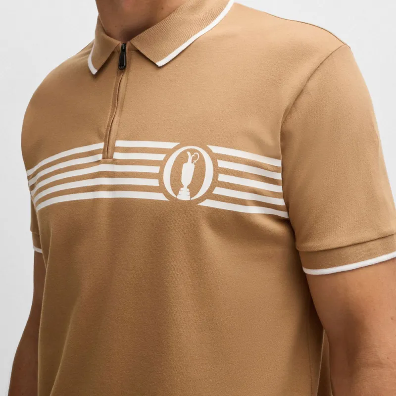 HUGO BOSS Polo Shirt Men's Beige-4