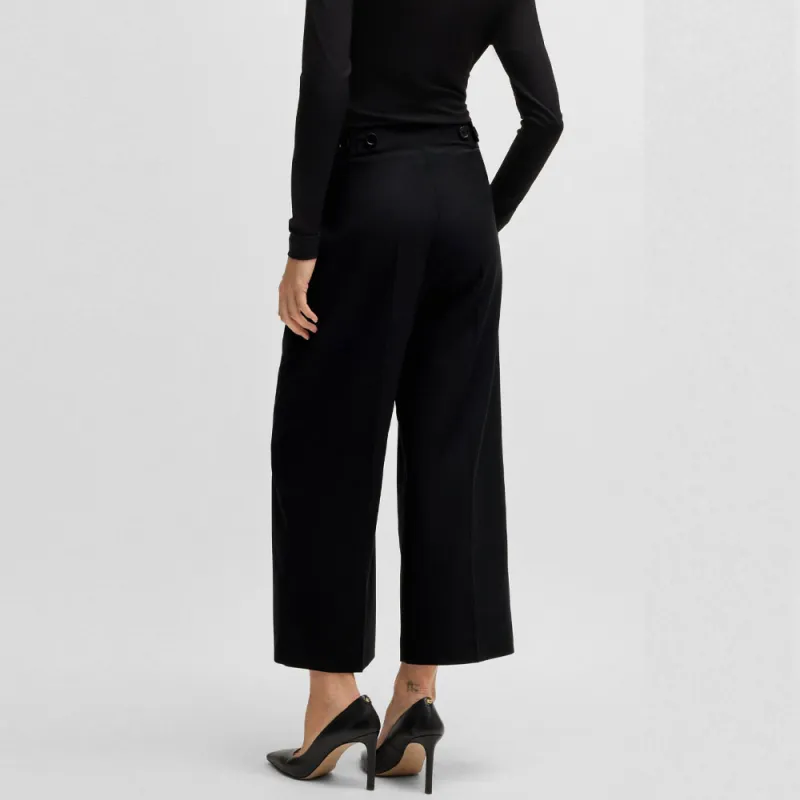 HUGO BOSS Casual Pants Women's Black-3