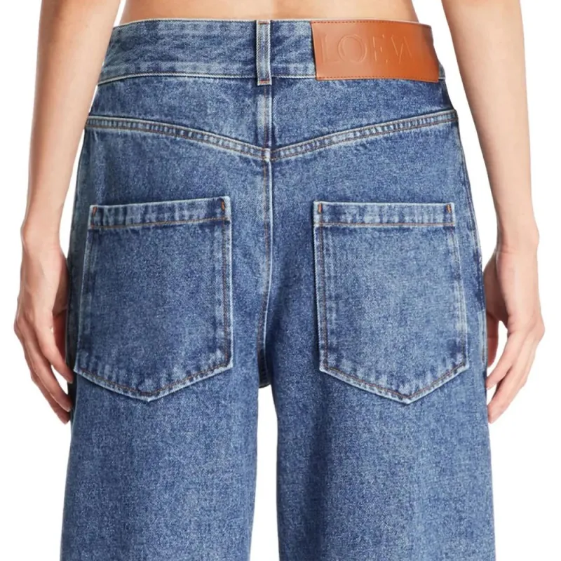 LOEWE Anagram Baggy Jeans-5