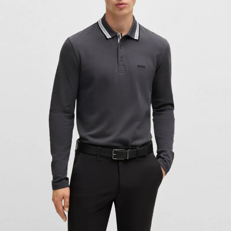 HUGO BOSS Polo Shirt Men's Dark Gray-2