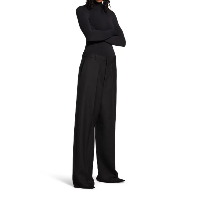 Balenciaga Mid Waisted Loose Pants-4