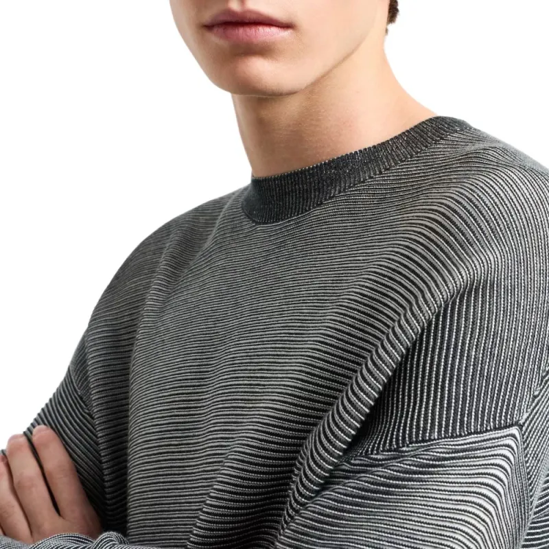 ARMANI EXCHANGE Ribbed Cotton Sweater-4