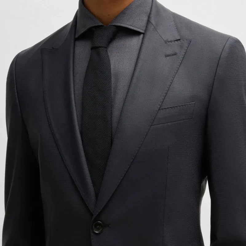 HUGO BOSS Business Suits Men's Black-7