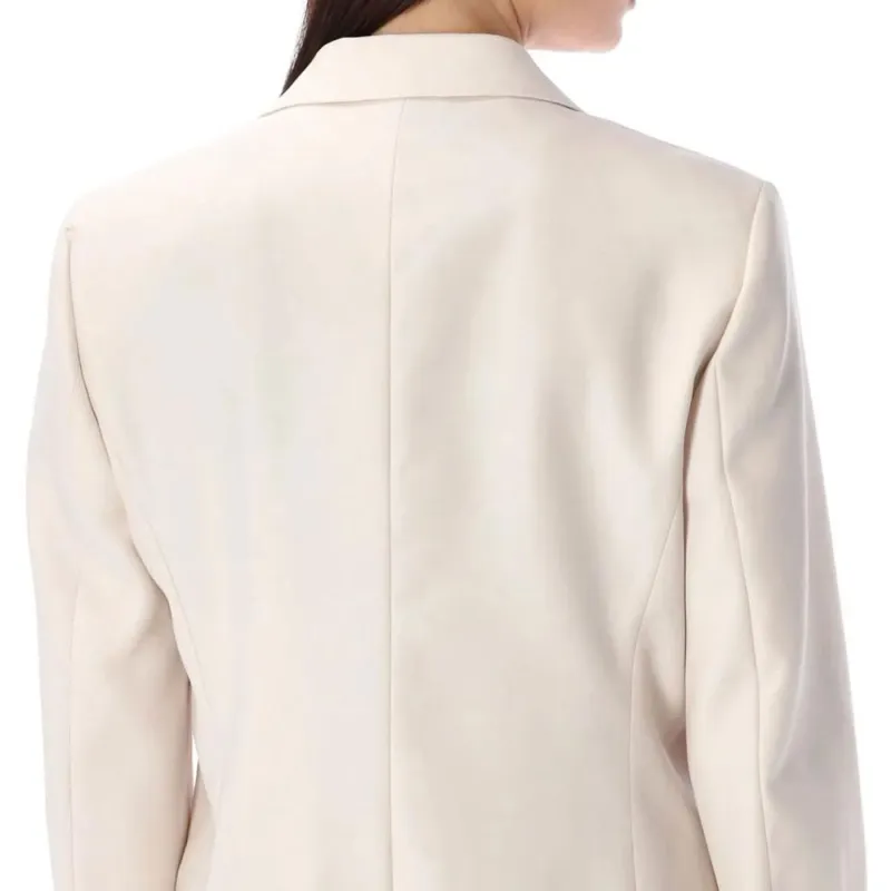 MaxMara Single Breasted Long Sleeved Blazer-4