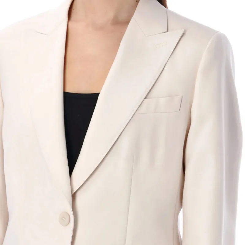 MaxMara Single Breasted Long Sleeved Blazer-3