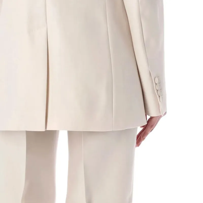 MaxMara Single Breasted Long Sleeved Blazer-5