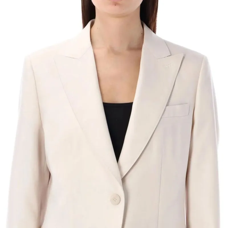 MaxMara Single Breasted Long Sleeved Blazer-2