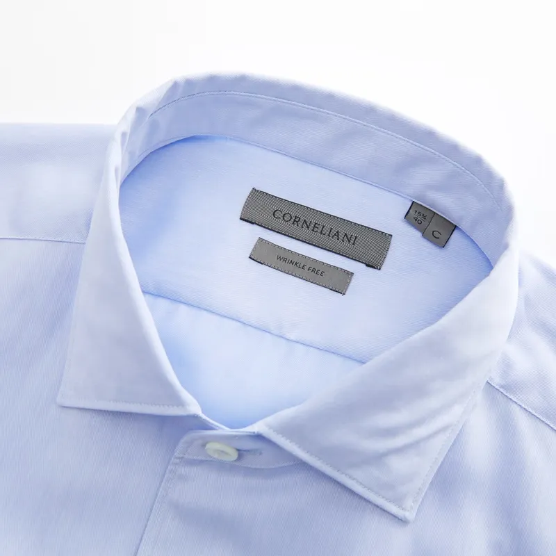 Corneliani Shirts Men Blue-3