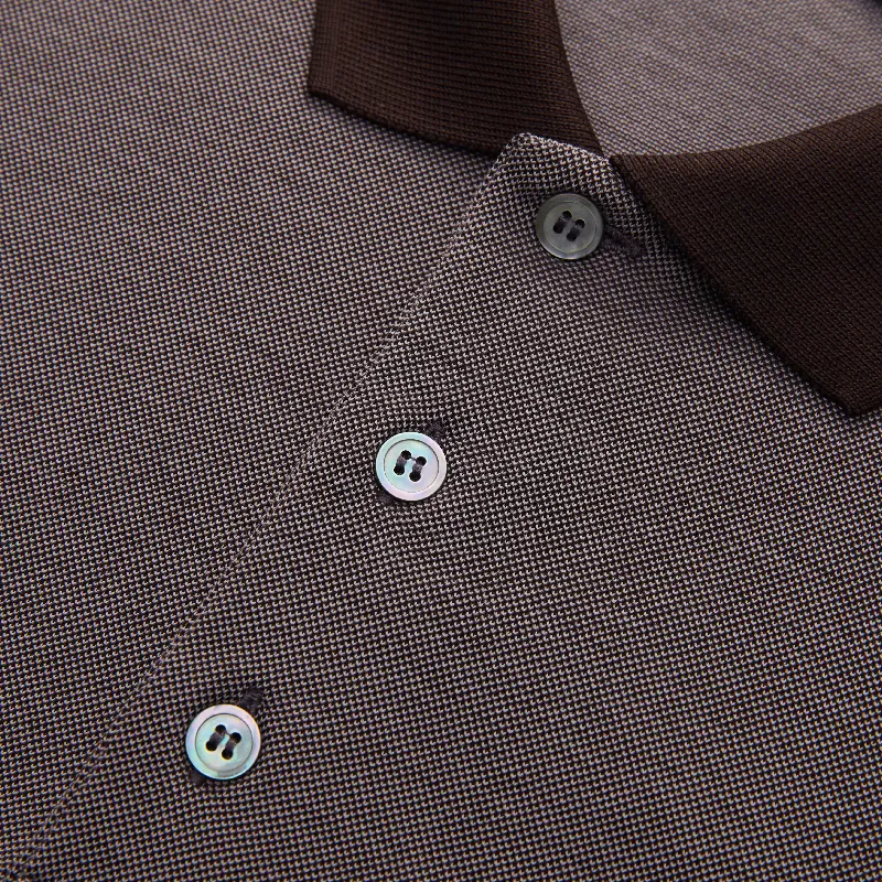 CORNELIANI Polo Shirt Men's Burgundy-4