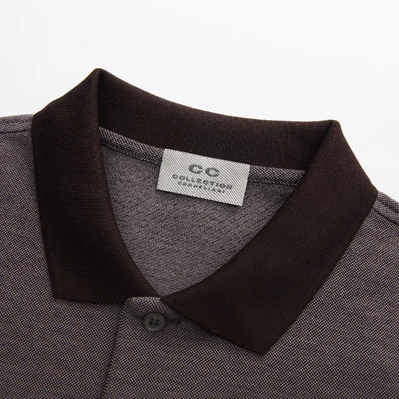 CORNELIANI Polo Shirt Men's Burgundy-3